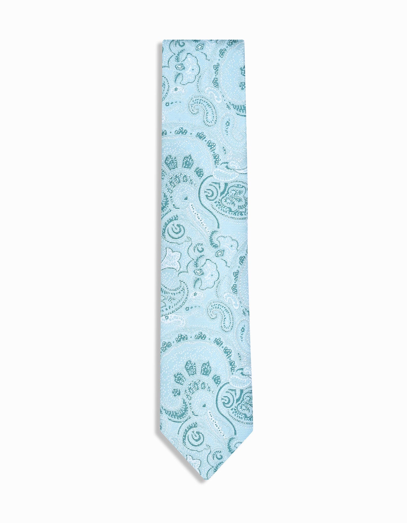 Ice Blue Paisley Tie