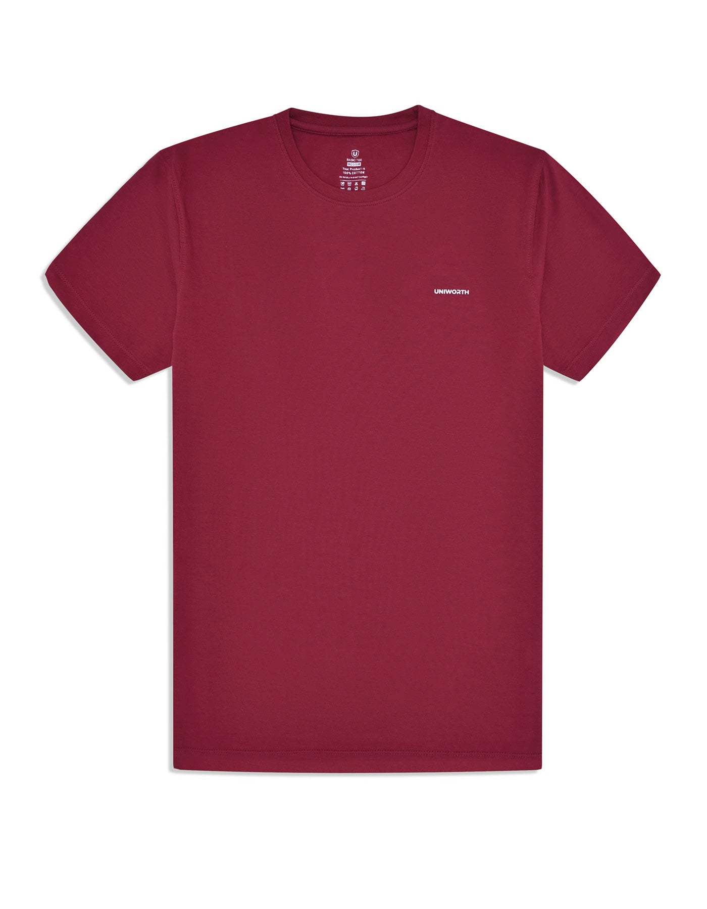 Plain Maroon TEE2604-S