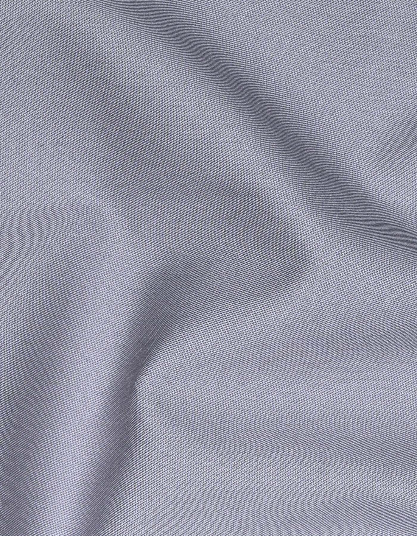 Plain Grey Tailored Smart Fit Shirt FS1409-2SF-16