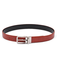 Formal Belt Premium Buckle Burgundy BTP2603 Uniworth Double Side BTP2603-34