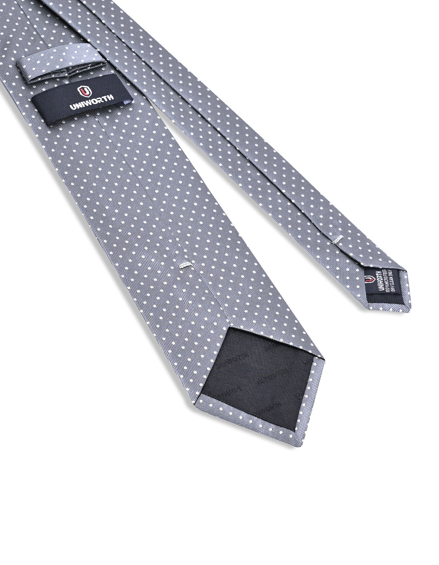 Grey Dotted Tie