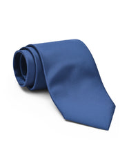 Navy Self Plain Tie