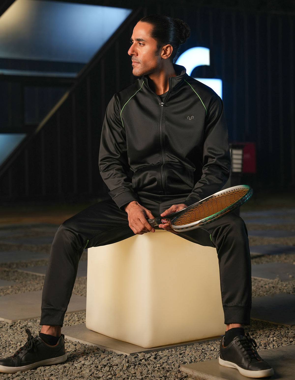 Black Full Sleeves Track Suit FTS2403-1-S