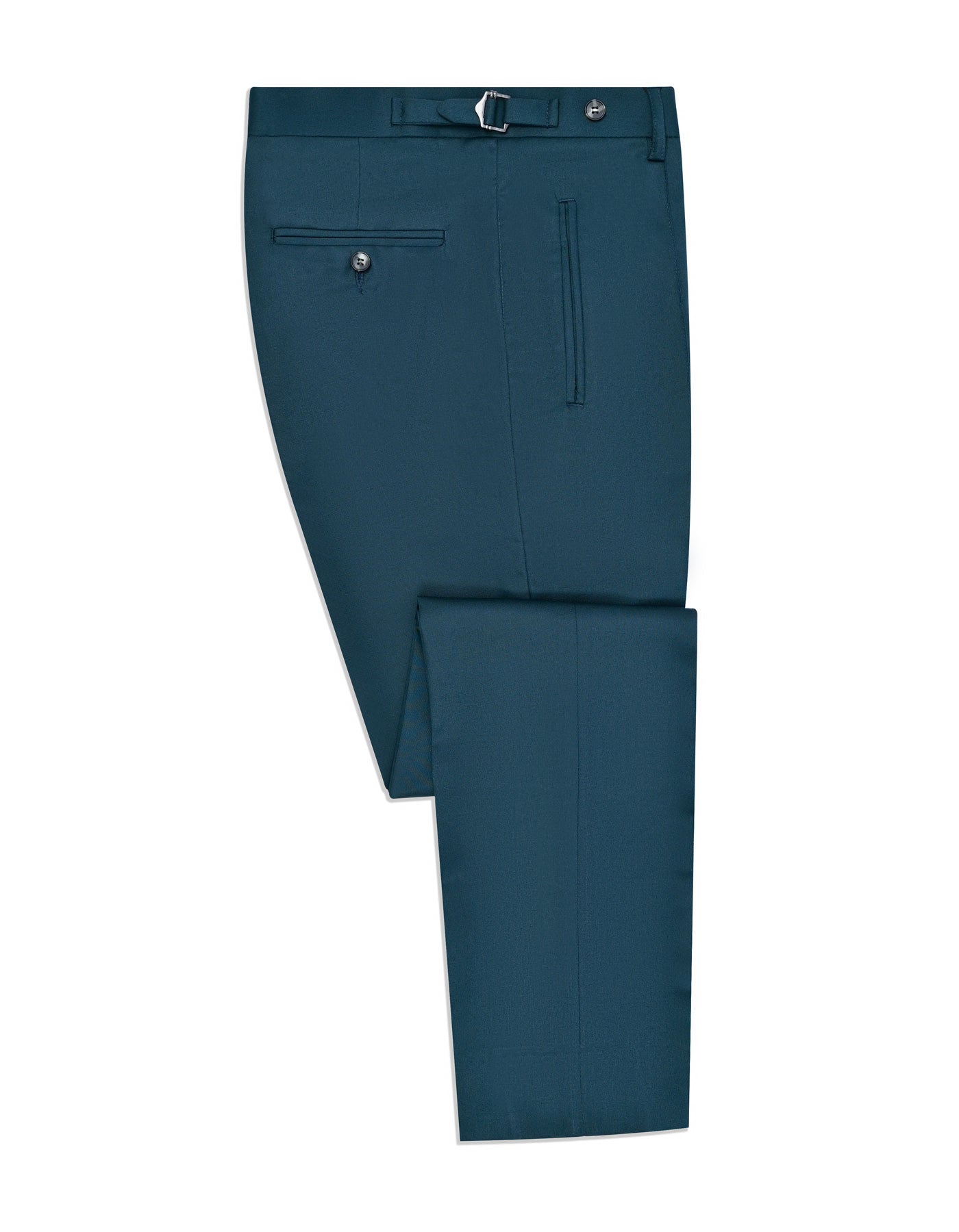 Teal Plain Formal Trouser Classic Fit FT527-1C-34
