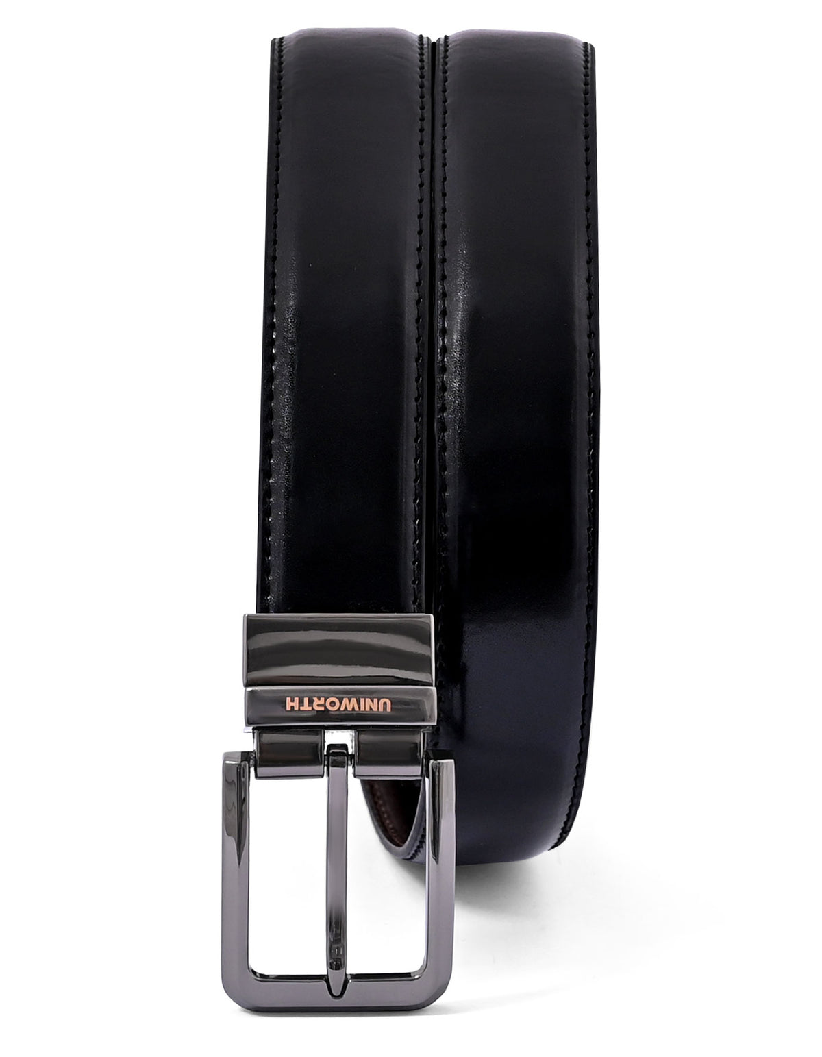 Formal Belt Premium Buckle Black BTP2605 Uniworth Double Side BTP2605-32
