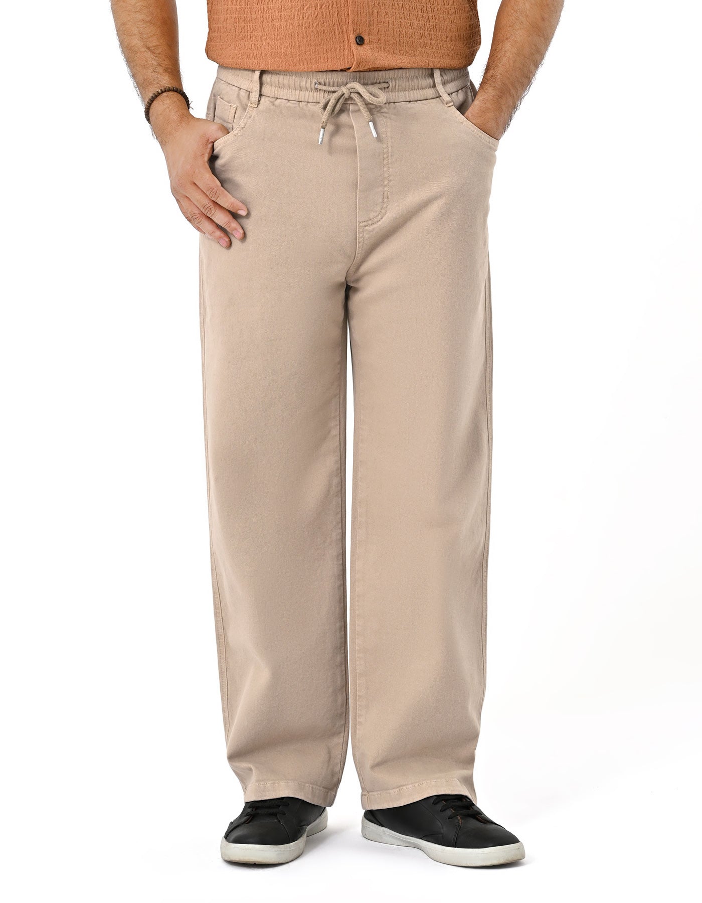 L Beige Straight Fit  Denim DM2614-30
