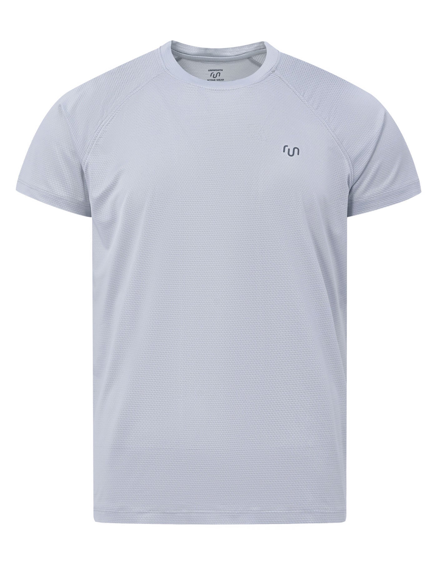 Grey Half Sleeves Gym Tee FGT2603-2-S