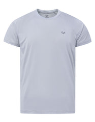 Grey Half Sleeves Gym Tee FGT2603-2-S