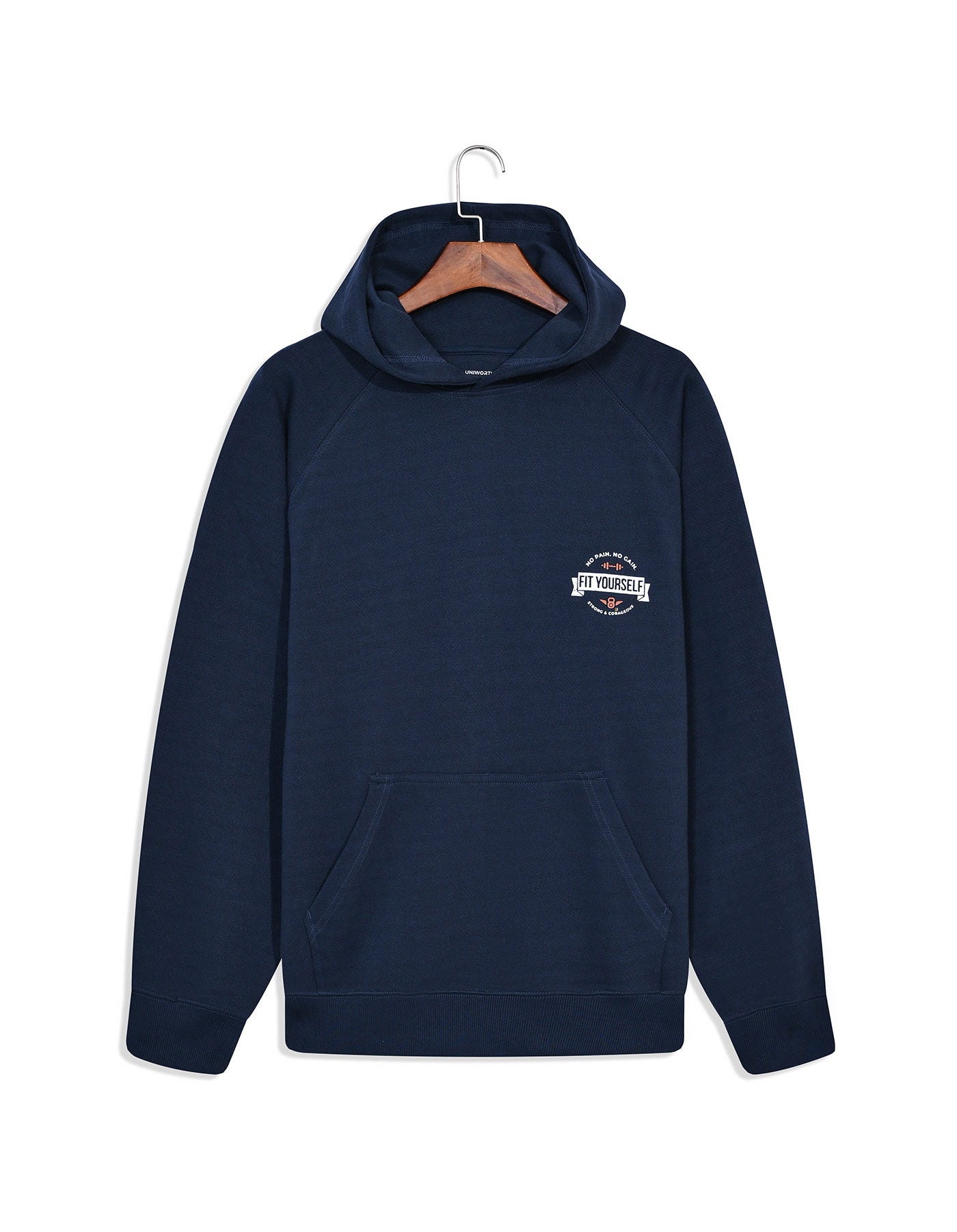 Gym Hoodie Navy FGH2504 Pull Over Uniworth FGH2504-S