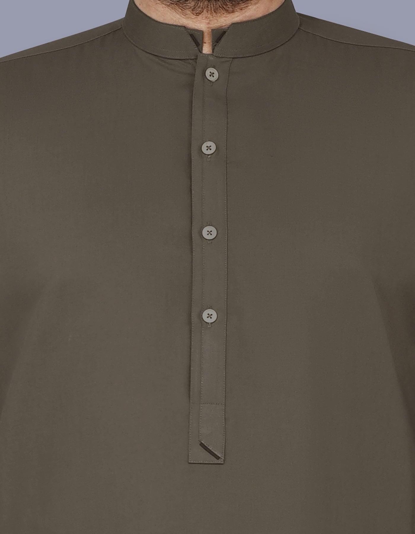 Brown Plain Kameez Shalwar KS2517-2S-S