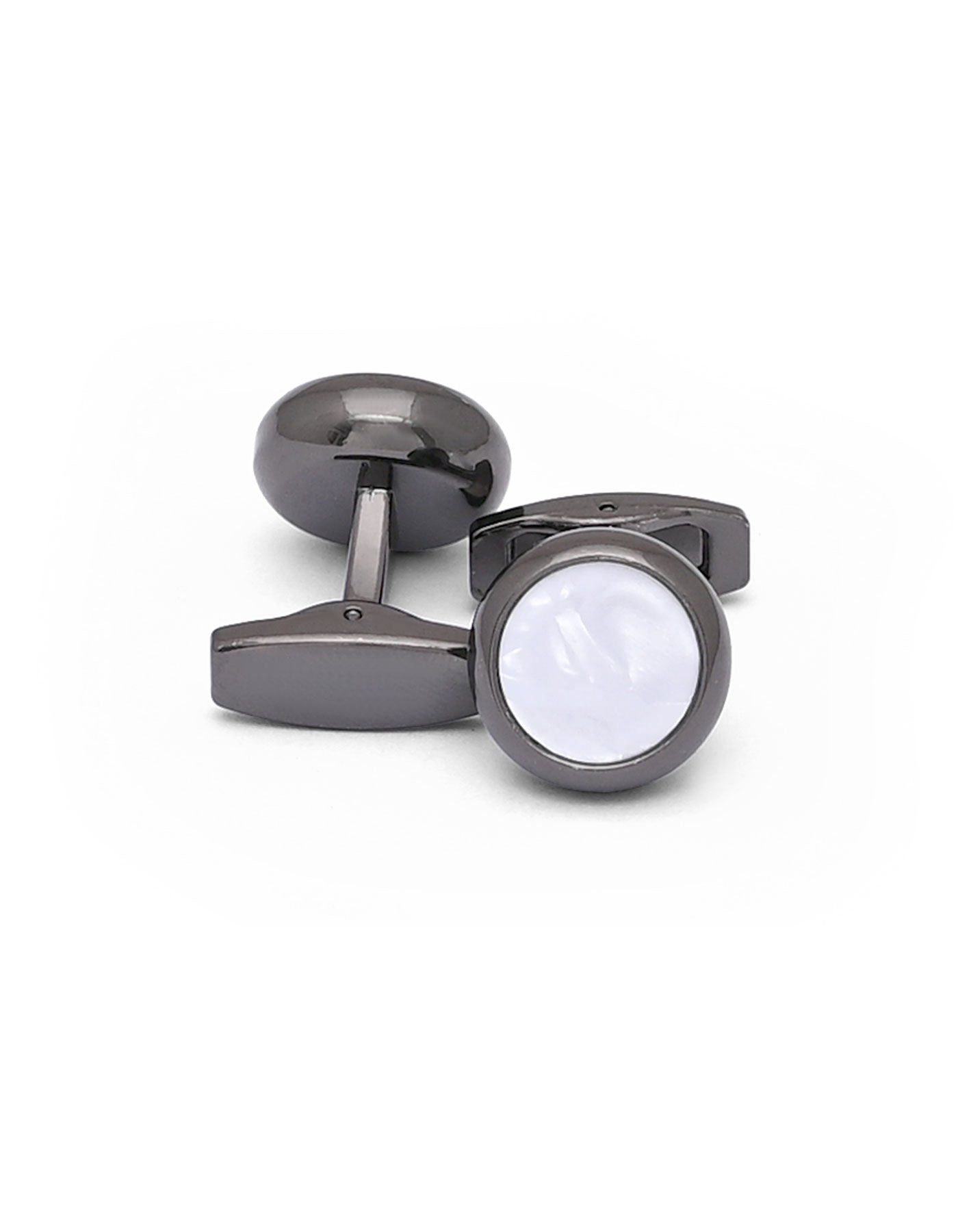 Silver Circle Cufflink