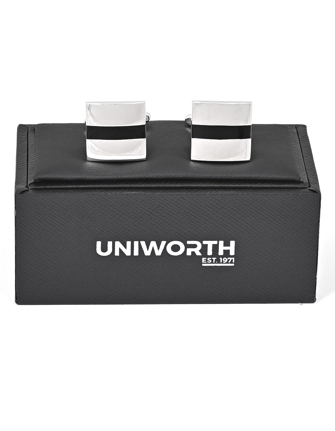 Silver Square Cufflink