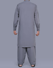 Grey Plain Kameez Shalwar KS2563R-L
