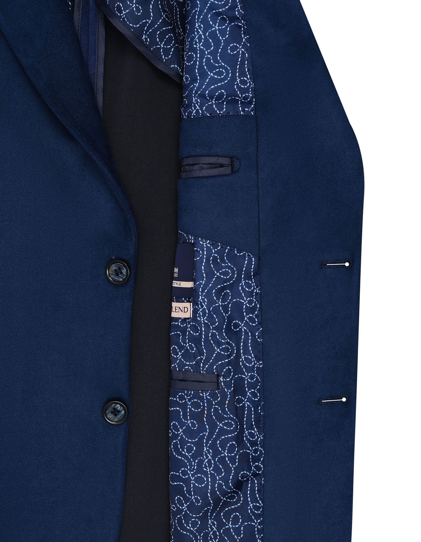 Navy Tailored Smart Fit Coat CC2531-42