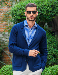 Navy Plain Cardigan SFA2422-2-S