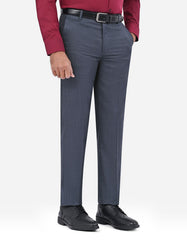 M Grey Plain Formal Trouser Classic Fit FT555C-30
