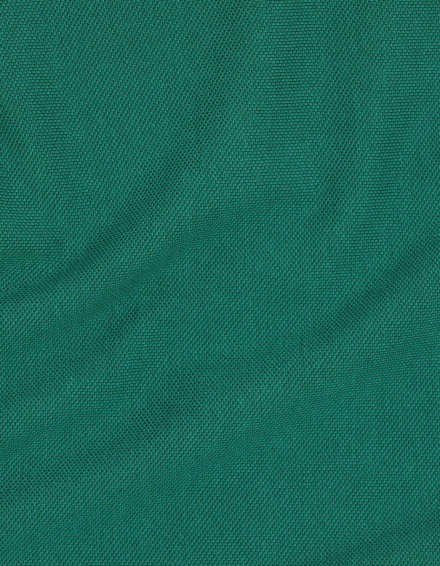 Green National Pique Polo with Star Detail