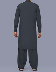 Charcoal Plain Kameez Shalwar KS26101S-L