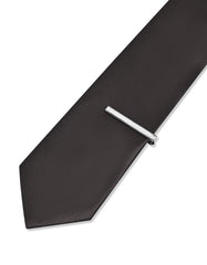 Gun Metallic Texture Tie Pin
