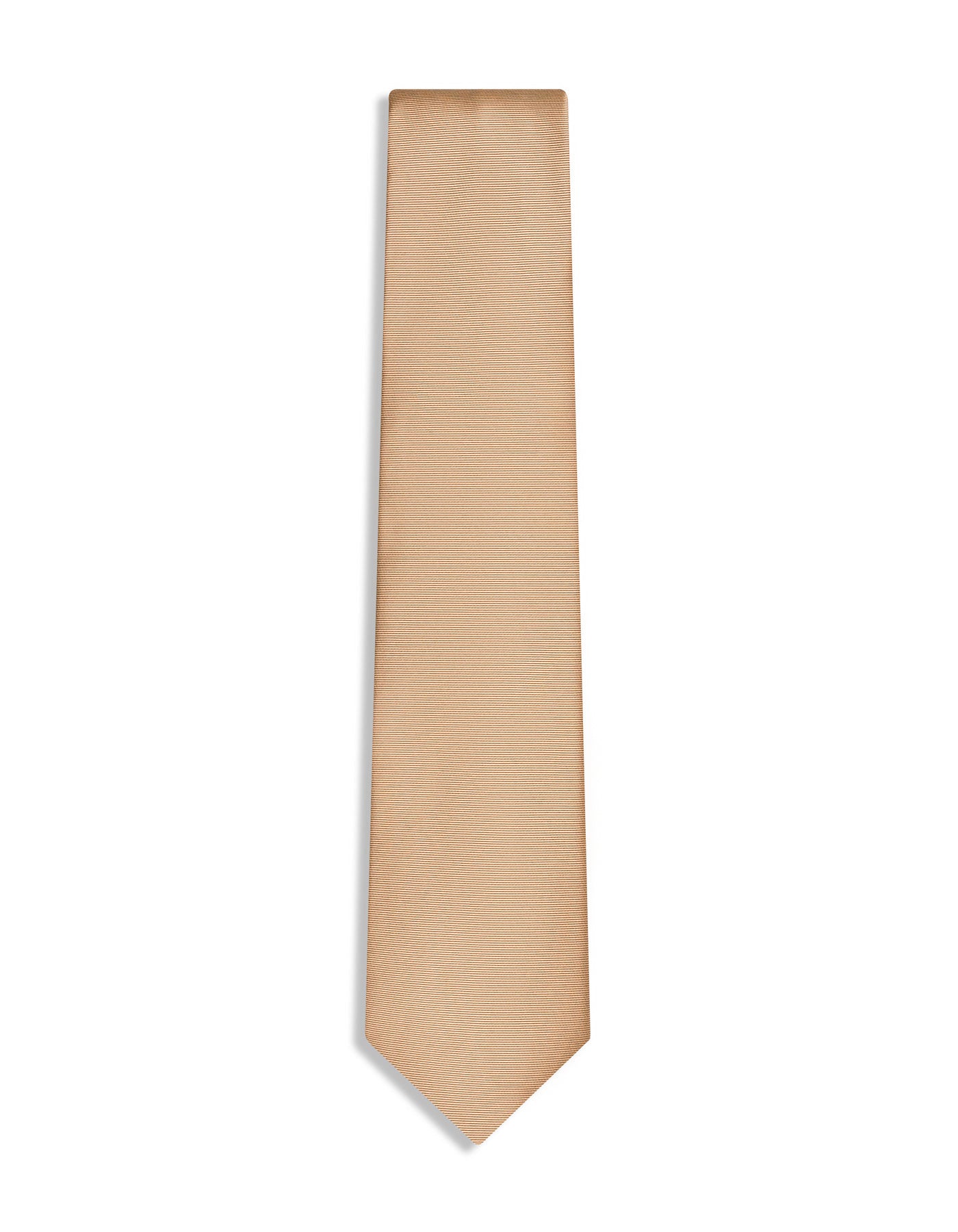 Beige Self Plain Tie