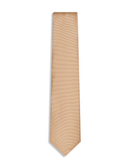 Beige Self Plain Tie
