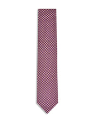 Maroon Geometric Tie