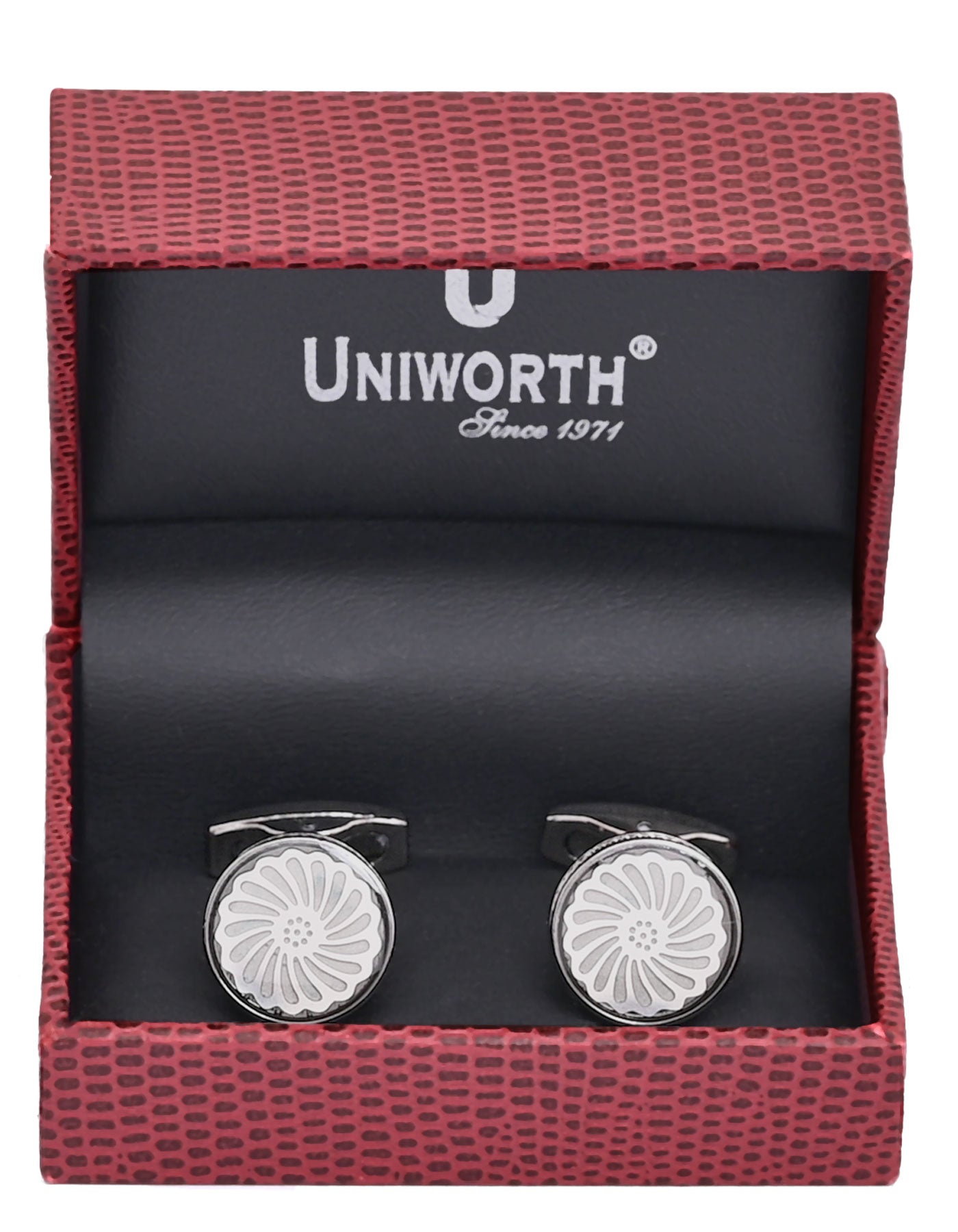 Black Geometric Cufflink