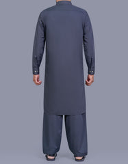 Grey Plain Kameez Shalwar KS2639S-L